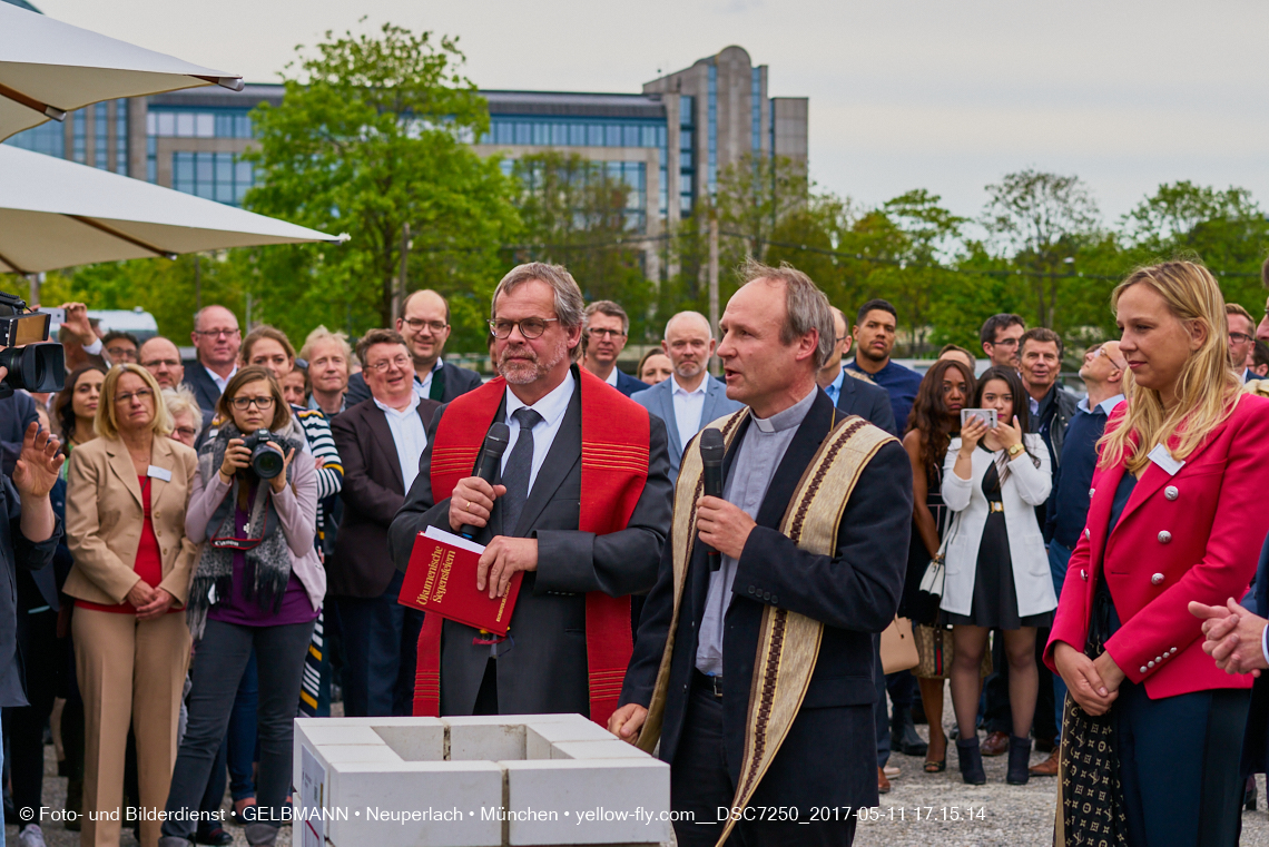 11. Mai 2017 - Grundsteinlegung für die LOGE und dem Kulturquadrat in Neuperlach